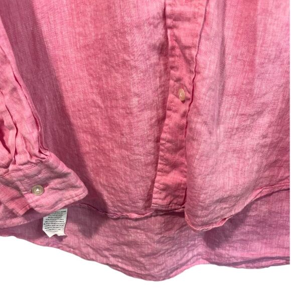 Overton 100% linen button down - Picture 3 of 8